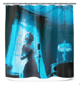 Step into sophistication with the NS 987 Shower Curtain, featuring a contemporary design for a refined bathroom look.